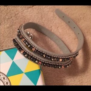 Beautiful slate wrap bracelet